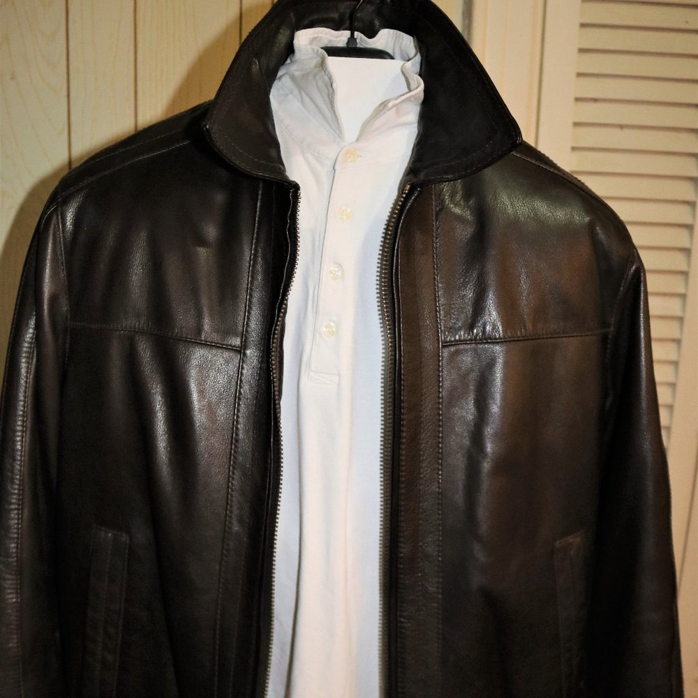 Marc New York Leather Jacket Large